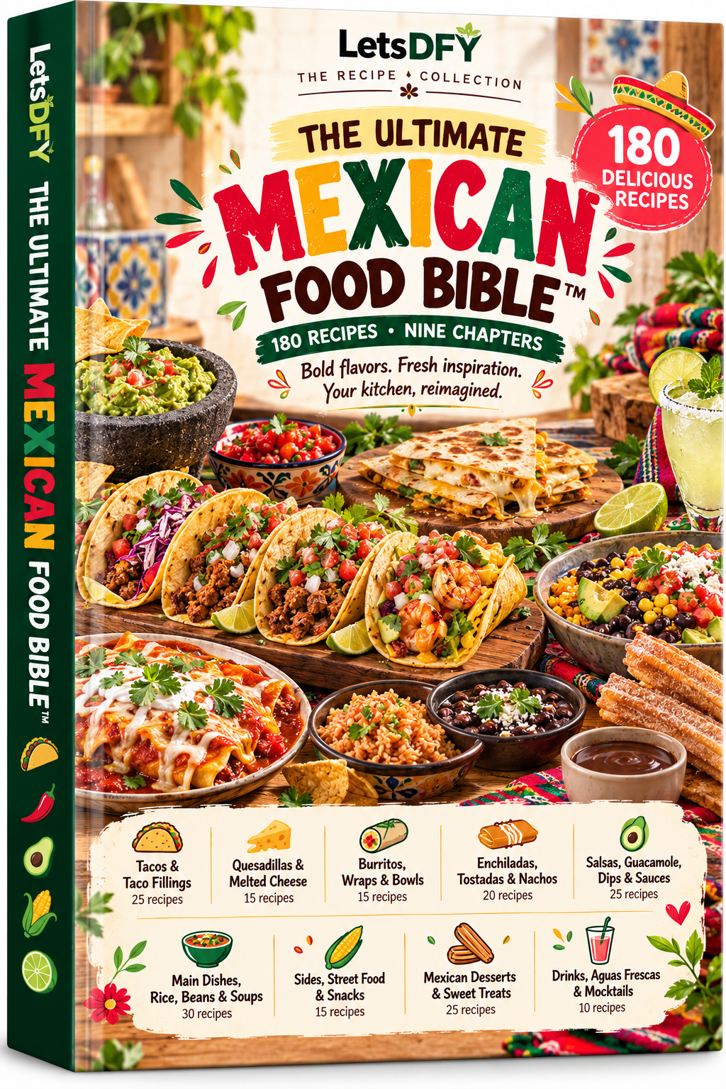 The Ultimate Mexican Food Bible cookbook cover